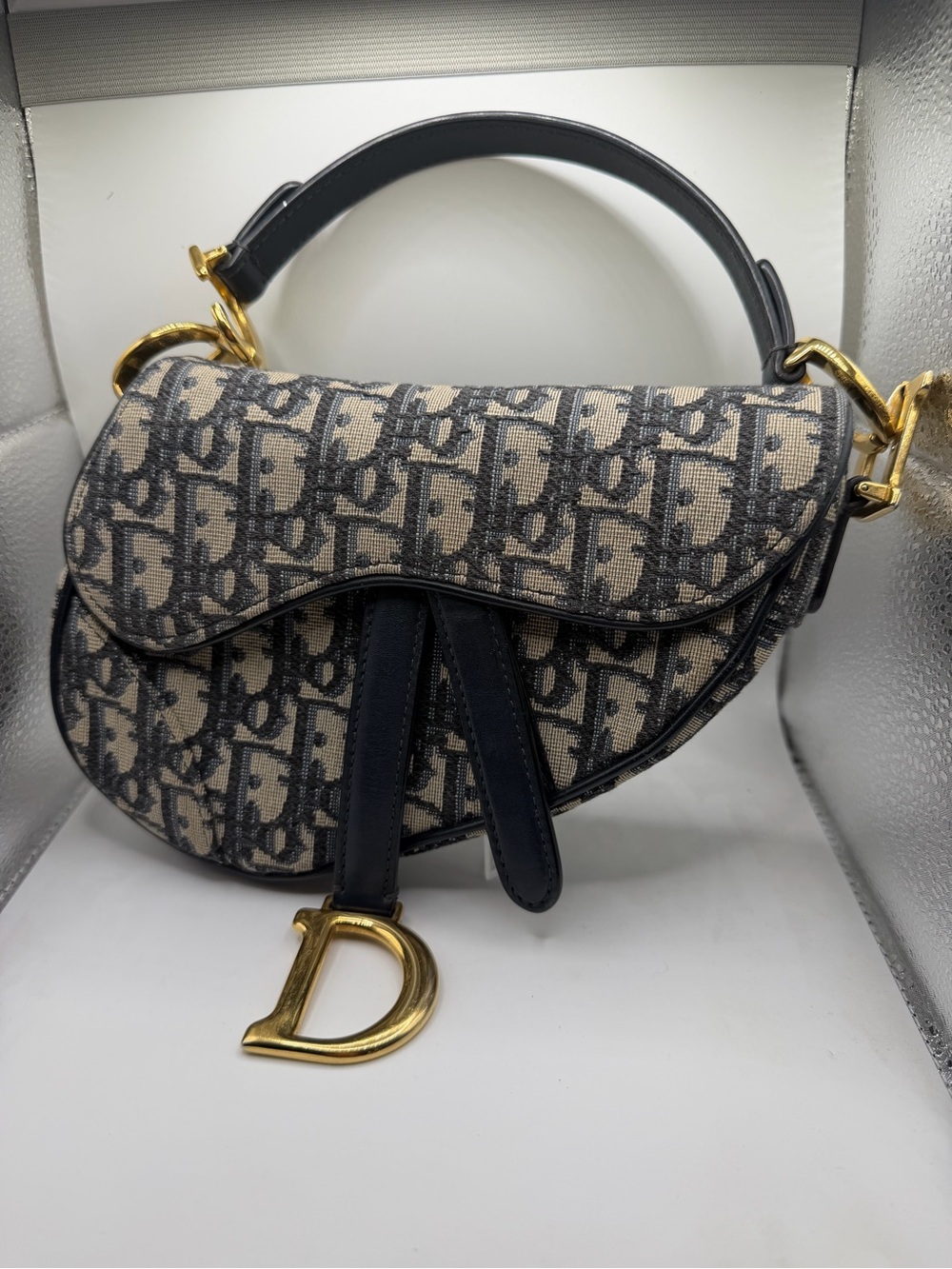 Christian Dior Oblique Mini Saddlebag
